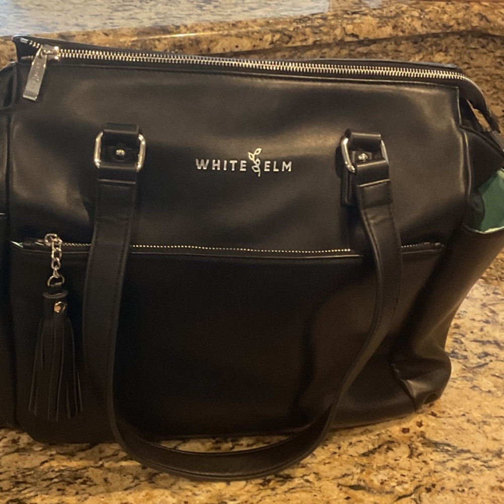 White Elm Black Women's Tote Bag